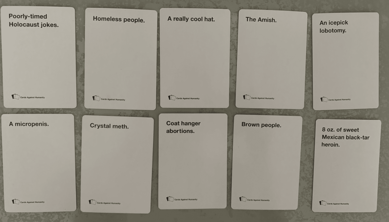 Cards Against Humanityというゲームについて デスラジオ Death Radio Note