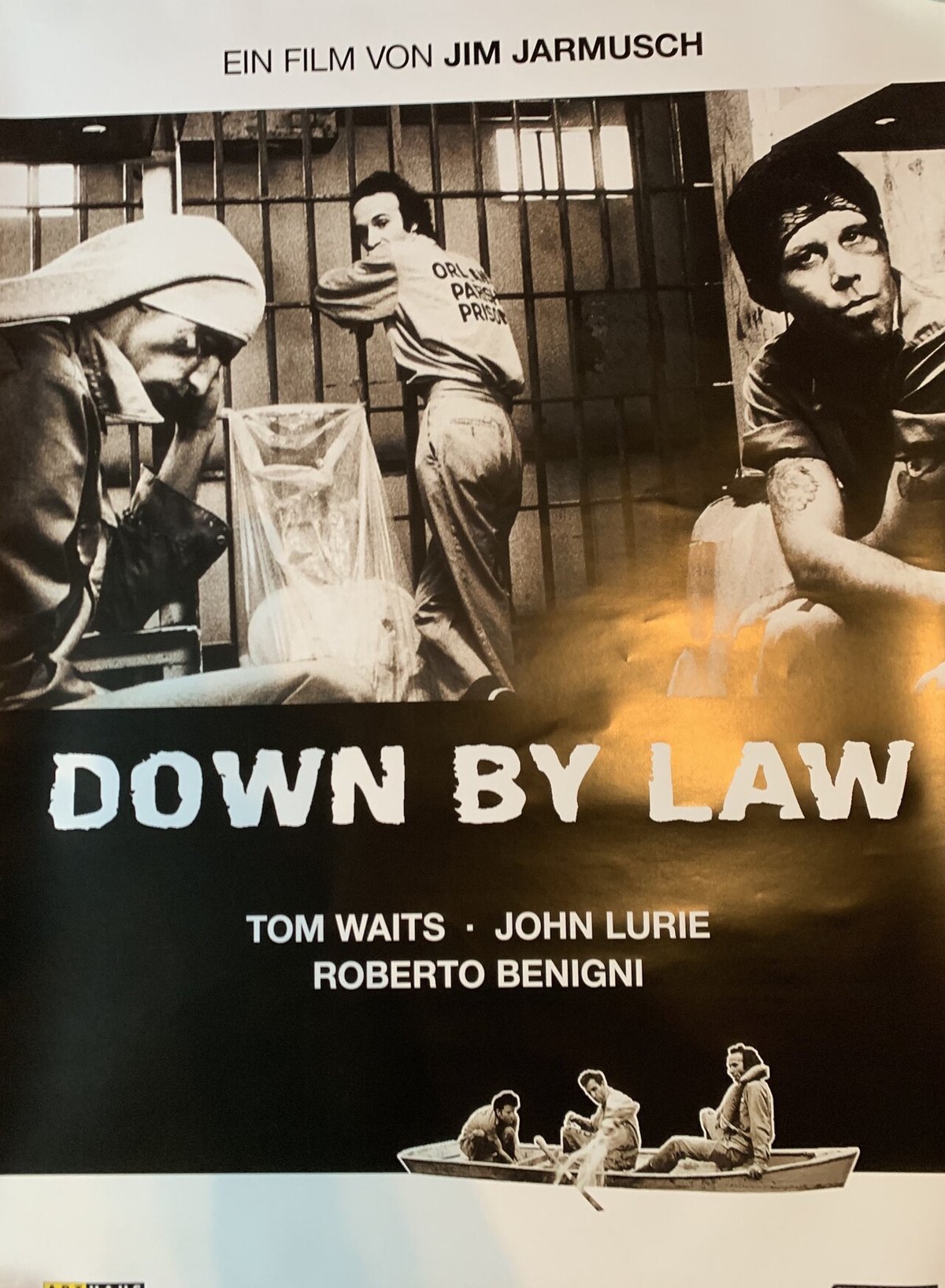 RO-008「ダウン・バイ・ロー(Down by law)」＃映画ポスター/ドイツ版