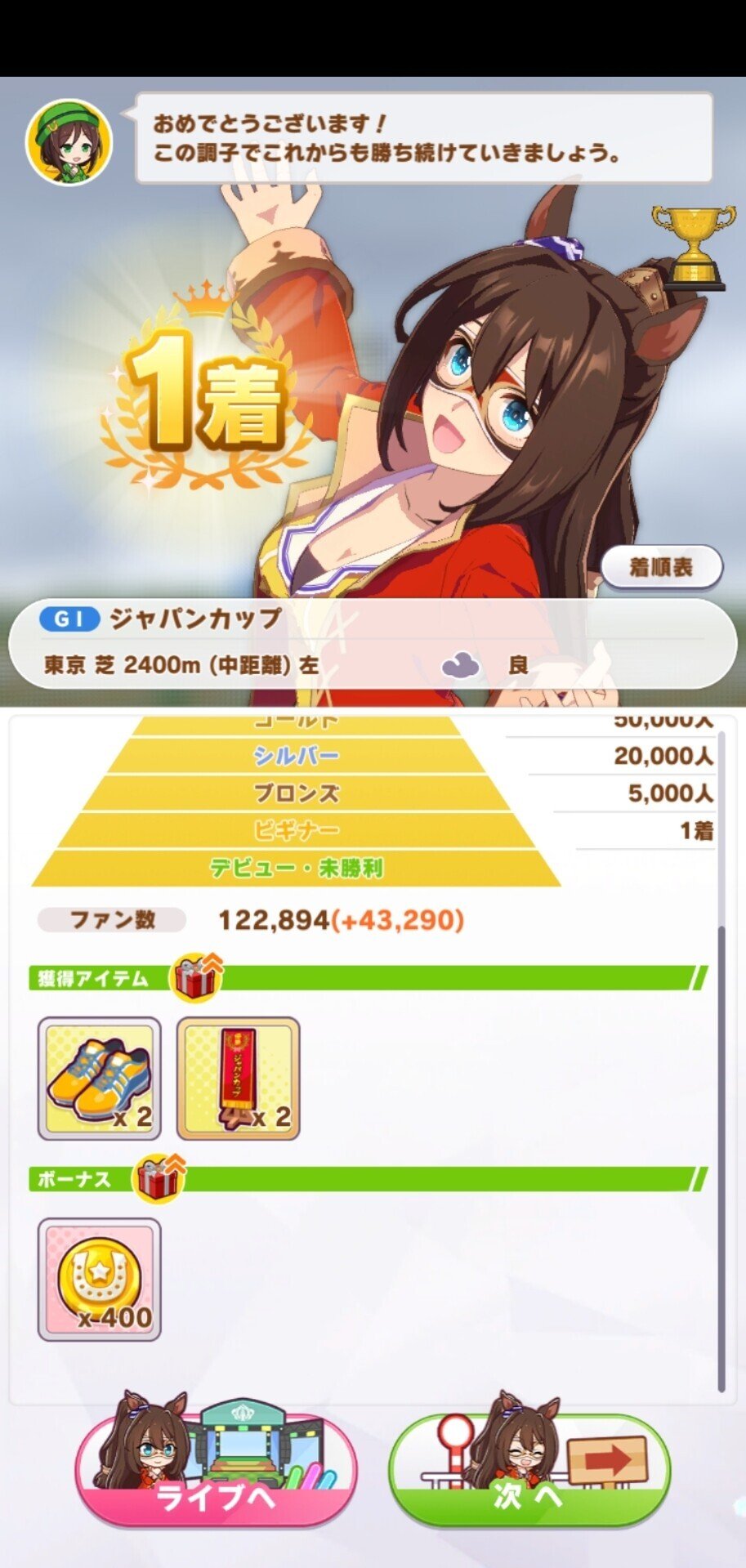 ウマ娘のファン数の変動について あのときのとき Note