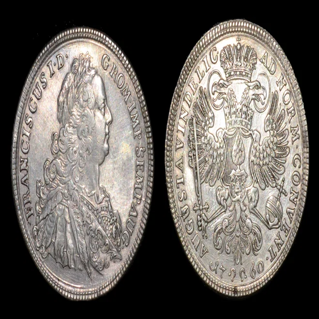 1672年 オーストリア ターラー銀貨 神聖ローマ帝国 古銭 ヨーロッパ銀貨 アンティークコインの世界 | 神聖ローマ帝国のターレル銀貨｜Shelk🦋🗝️