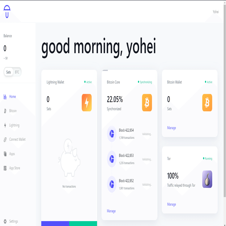 ライトニングノードを立ち上げてみた（①～Bitcoinフルノード同期）｜Yohei