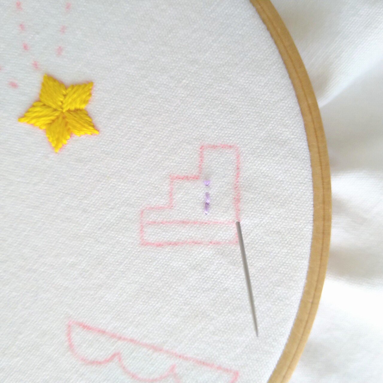 ベロフク　大正ロマン紗に縫取(刺繍)朝顔 大正ロマン紗に縫取(刺繍)朝顔