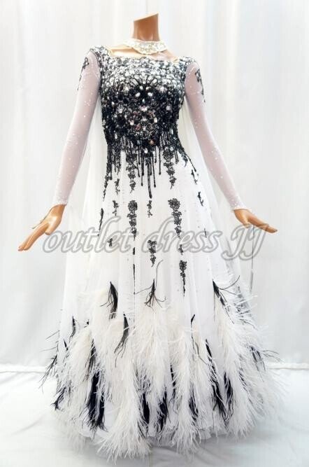 新品★フロート★ウィング★スタンダード★モダン★社交ダンス★ホワイト ちょっと番外編！社交ダンスドレスの特徴｛フロート｝について｜お衣装