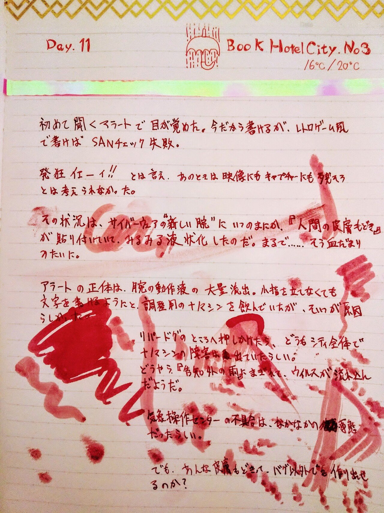 BODY//HACK】ジャーナリングLARP・最新モデルは試作機ってこと【Day11