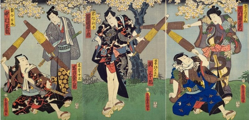 弁天小僧浮世絵