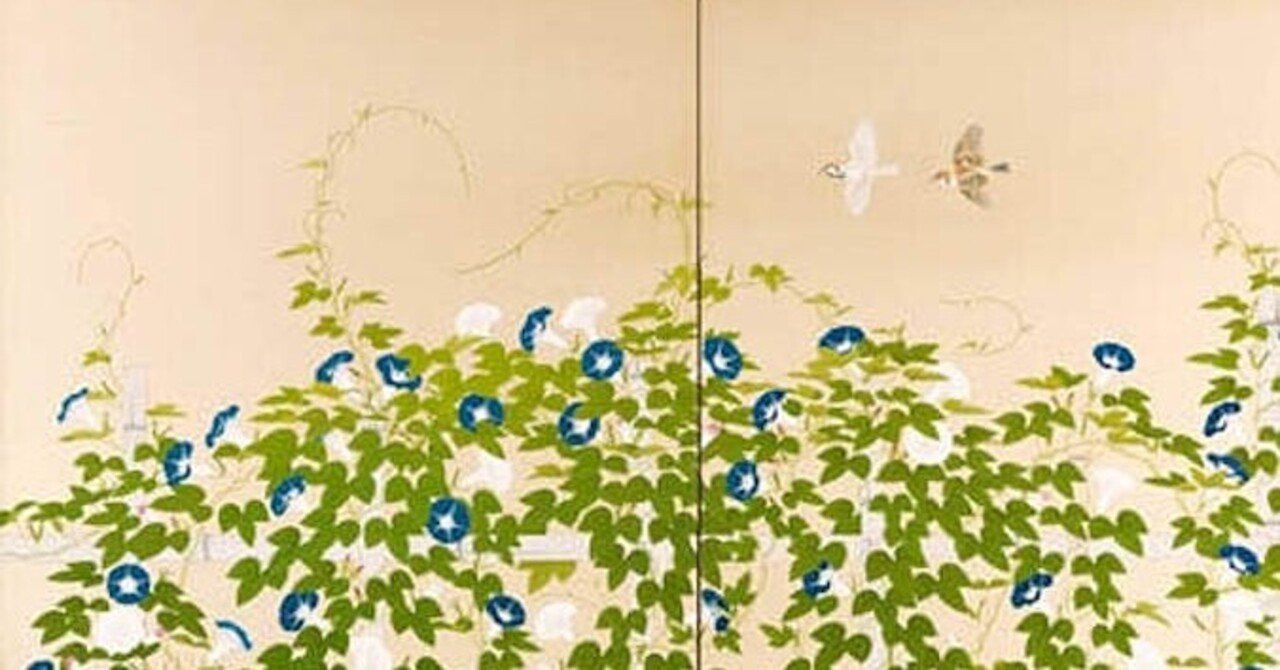 今日のart 朝顔 日本画家 土田麦僊の世界 Artoday Chiaki Note 今日のart 朝顔 日本画家 土田麦僊の世界 Artoday Chiaki Note
