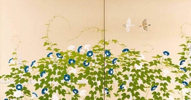 今日のart 朝顔 日本画家 土田麦僊の世界 Artoday Chiaki Note