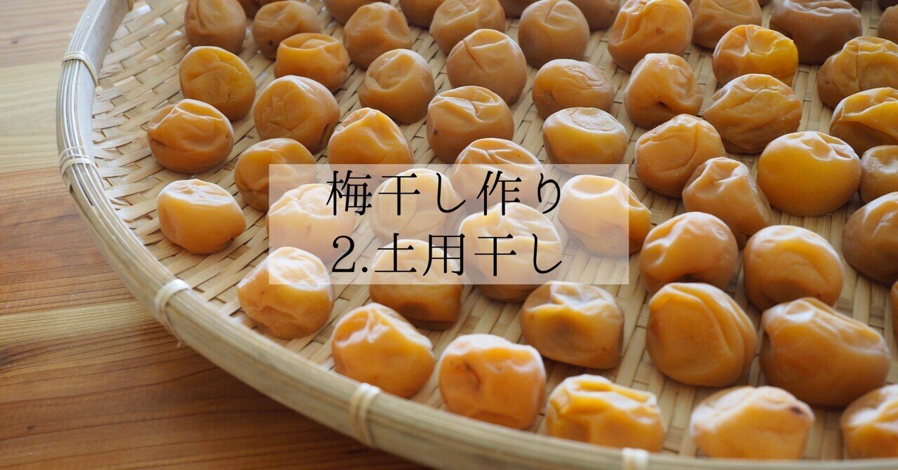 21年の梅仕事 はじめて梅干しを漬けてみる 土用干し 完成 動画あり Cobo Note