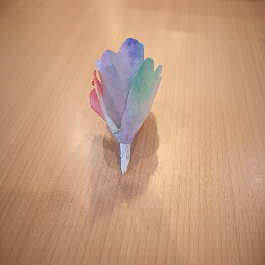 おうち工作レシピ 水でえがいて 花をつくる Murahataworks Isolation Note