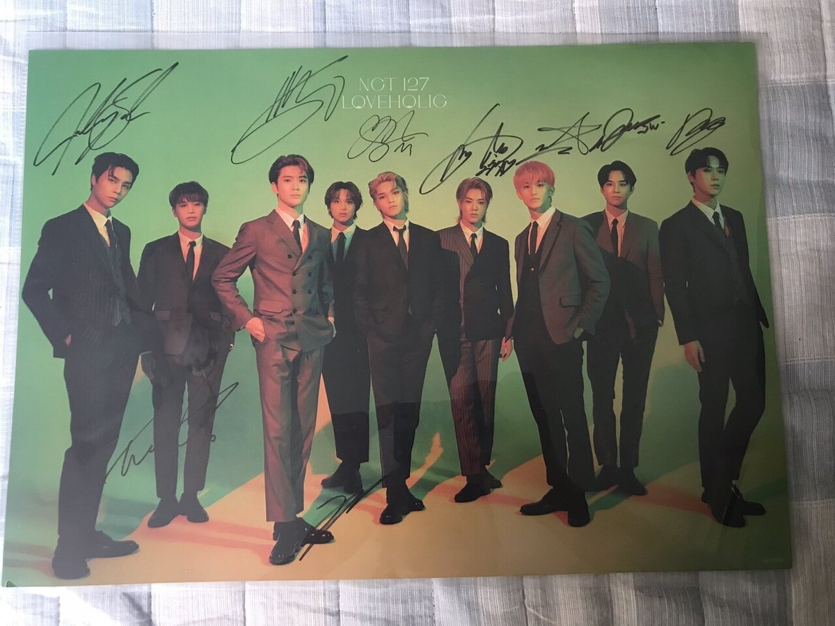 歓喜】NCT127の直筆サイン入りポスターが舞い降りて来た(マジ)｜ゆらり