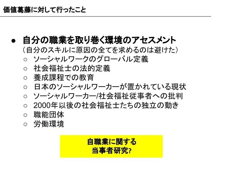 ソーシャルワークの価値と倫理について考える-価値葛藤を補助線