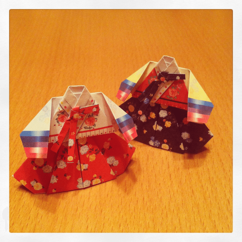 折り紙ちょごり って何 ないと気づいて作ってみたら人生変わる作品が生まれたお話 みりょん チョゴリの人 Note