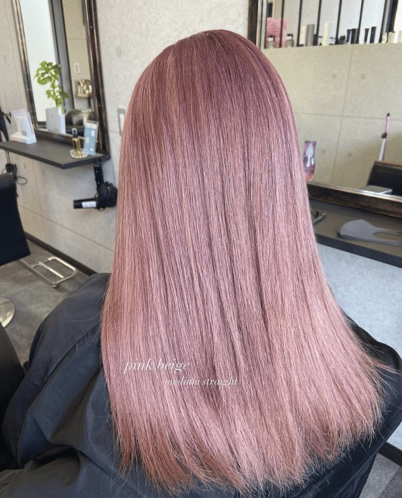 ピンクベージュについてpart2 フラット ヘアサロン Note