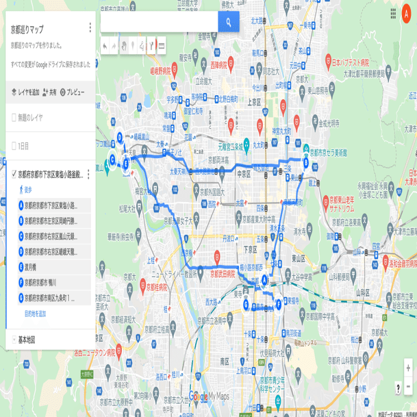 Googleマップ便利機能 マイマップ機能で旅の巡行ルートを作成し自分だけのマップを作ろう ラフなひとこと 目黒にあるit企業です Note
