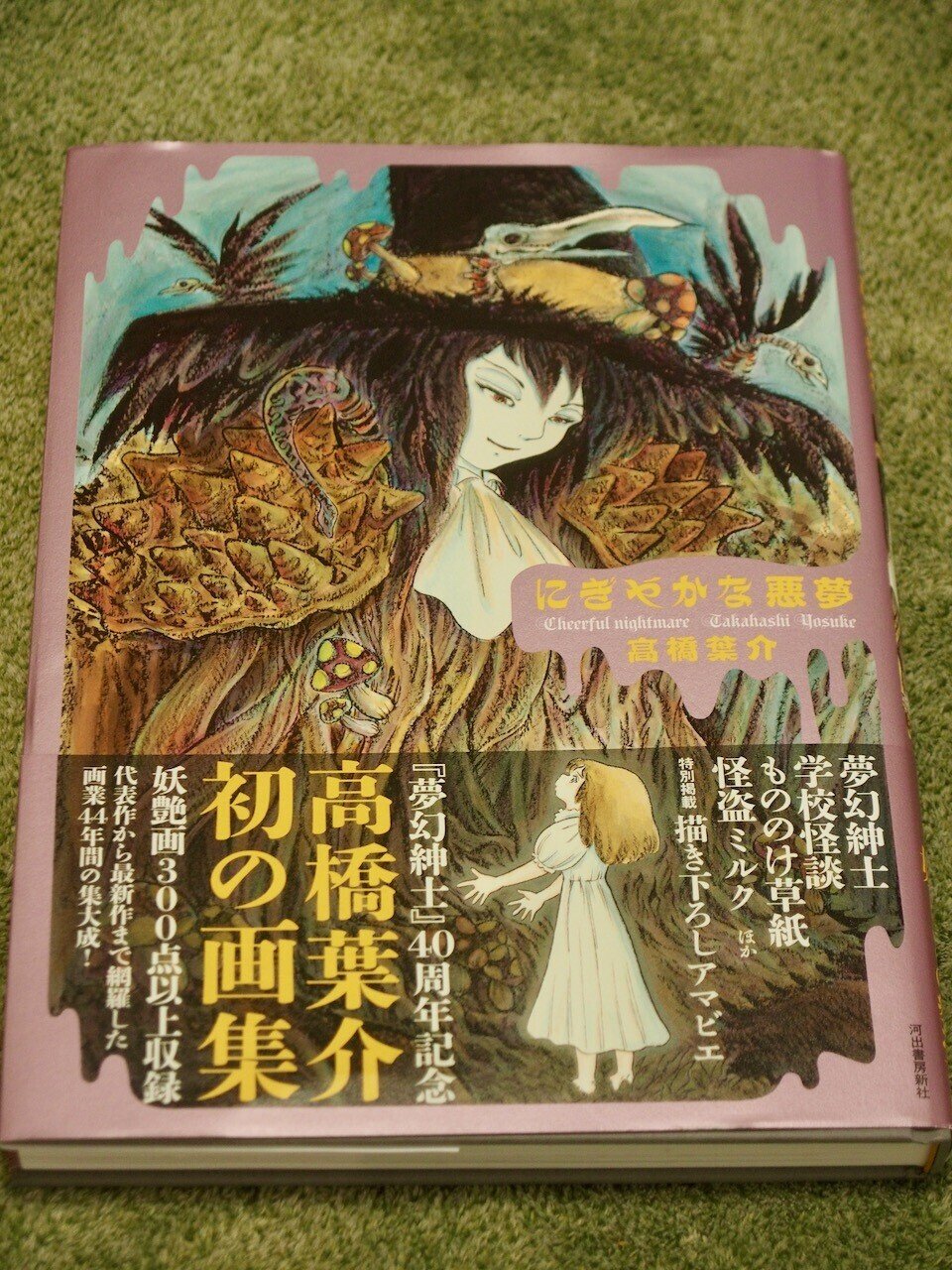 好きな漫画家 高橋葉介さん 夢幻紳士40周年特集号と画集購入