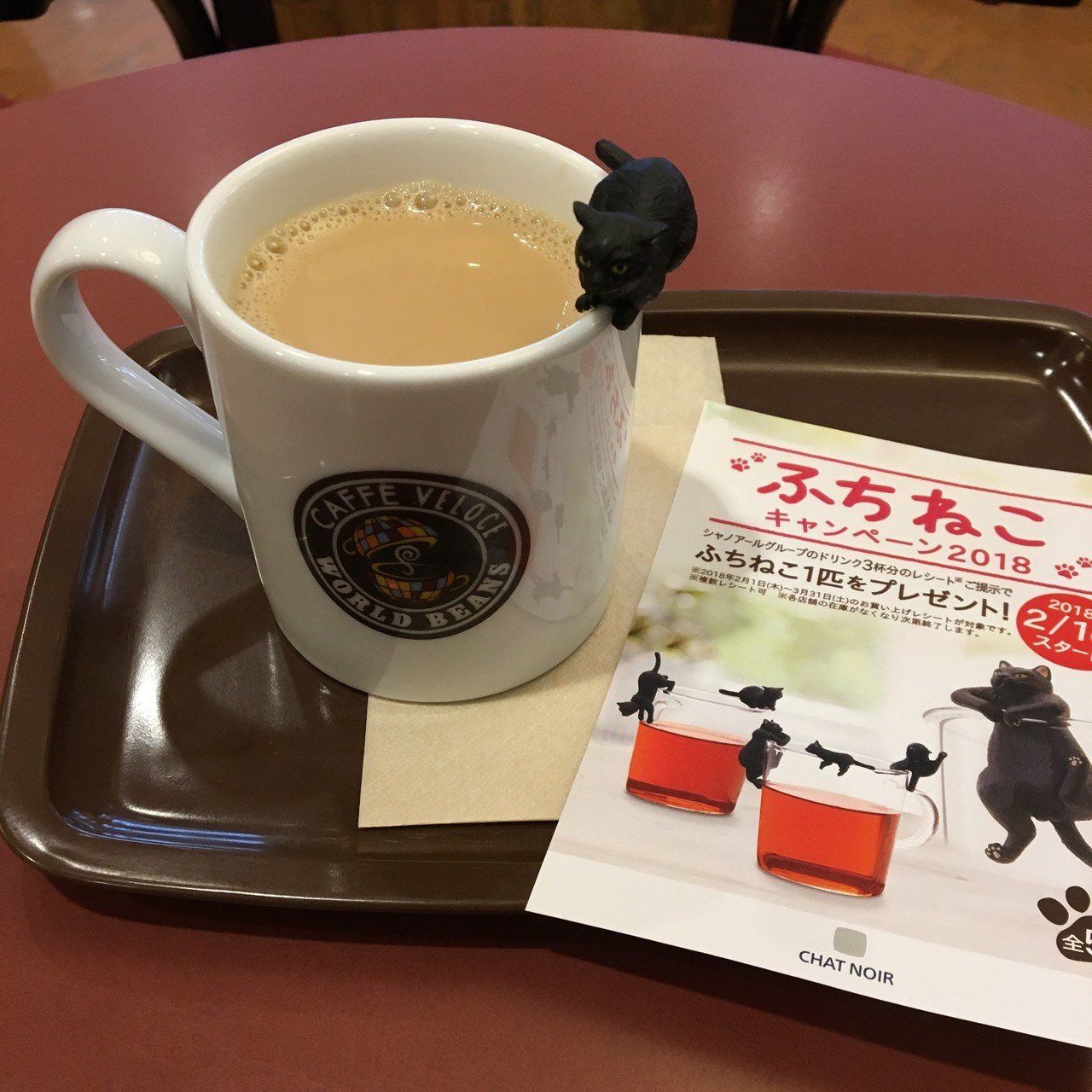 ふちねこ 貰いました シャノアールグループの ドリンク3杯分のレシート提示で ふちねこ1匹もらえます 可愛い という作りではなく 眼光が鋭いホンモノっぽさが好きです この子はイカ耳と Suna Note