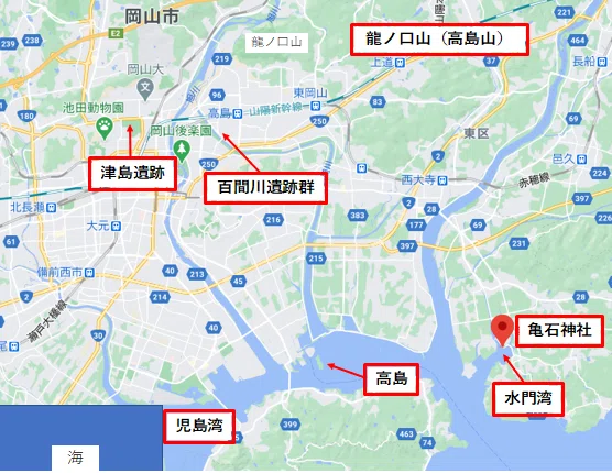 7と8の周辺地図