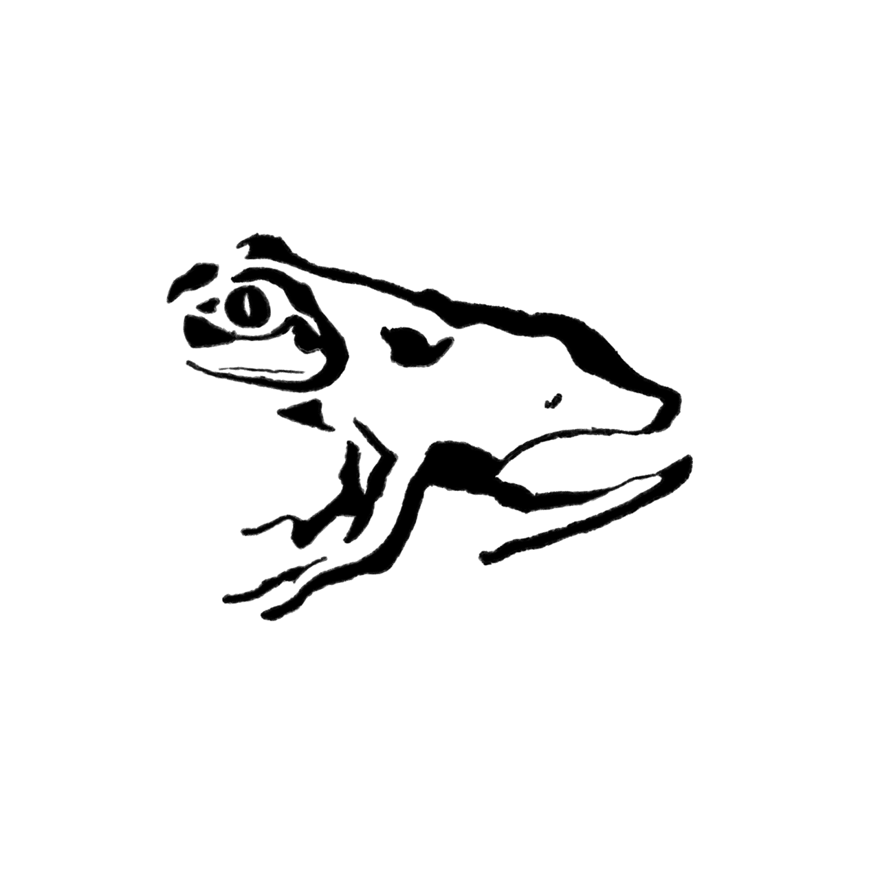 A Frog イラスト アート 絵 カエル おもちぃ Note