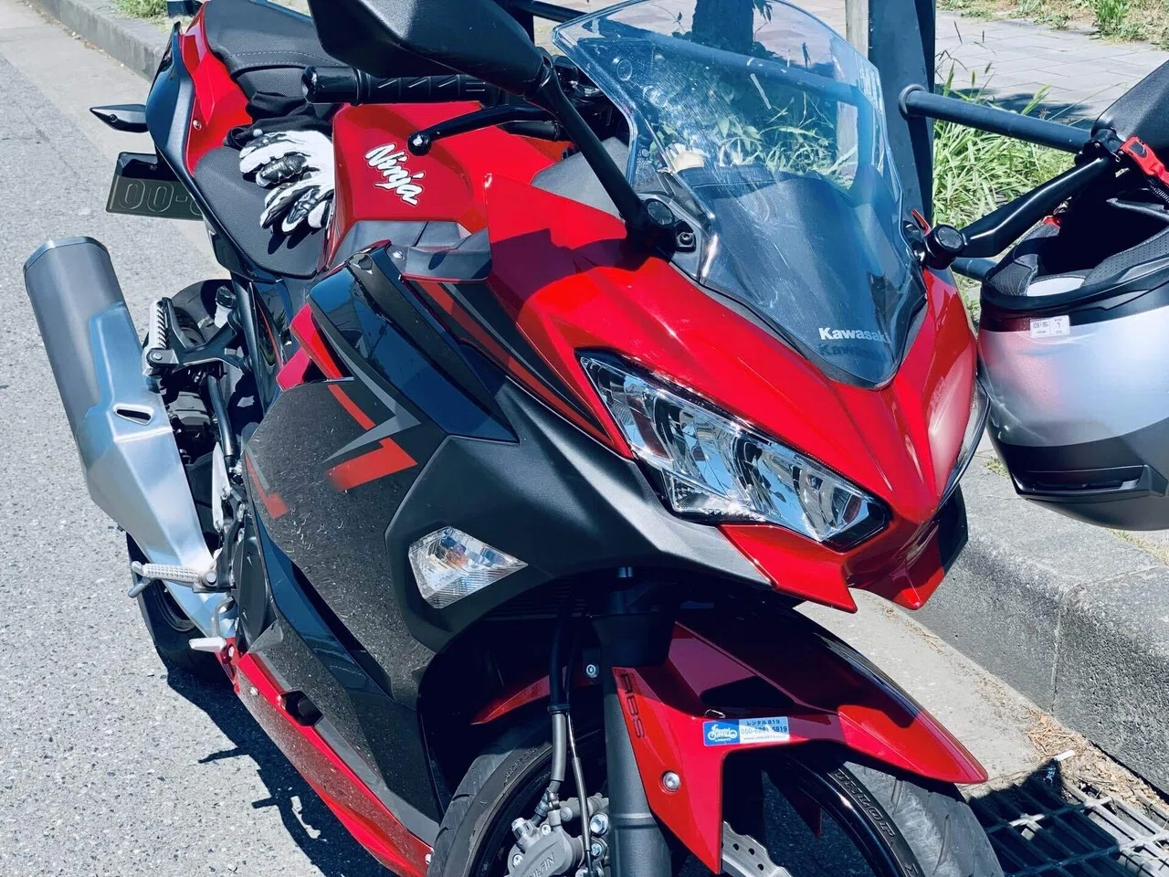 Kawasaki Ninja400 忍ばないスポーツ｜水と月