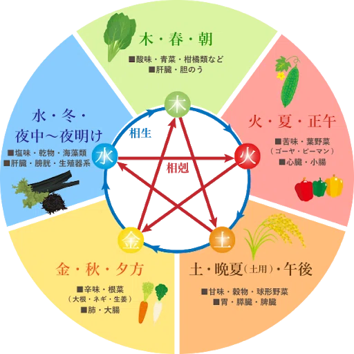 【放送大学】陰陽五行説と食べ物｜るう