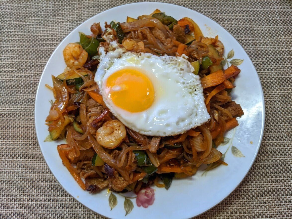 アジア麺シリーズ第3弾 しらたきで ミーゴレン を作ってみた レシピ 青空ぷらす Note