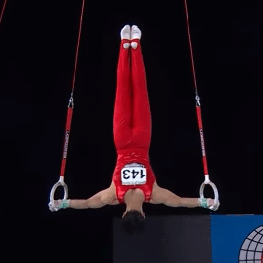 劉洋 中国 のつり輪 17年世界選手権種目別決勝の演技 翔 Note