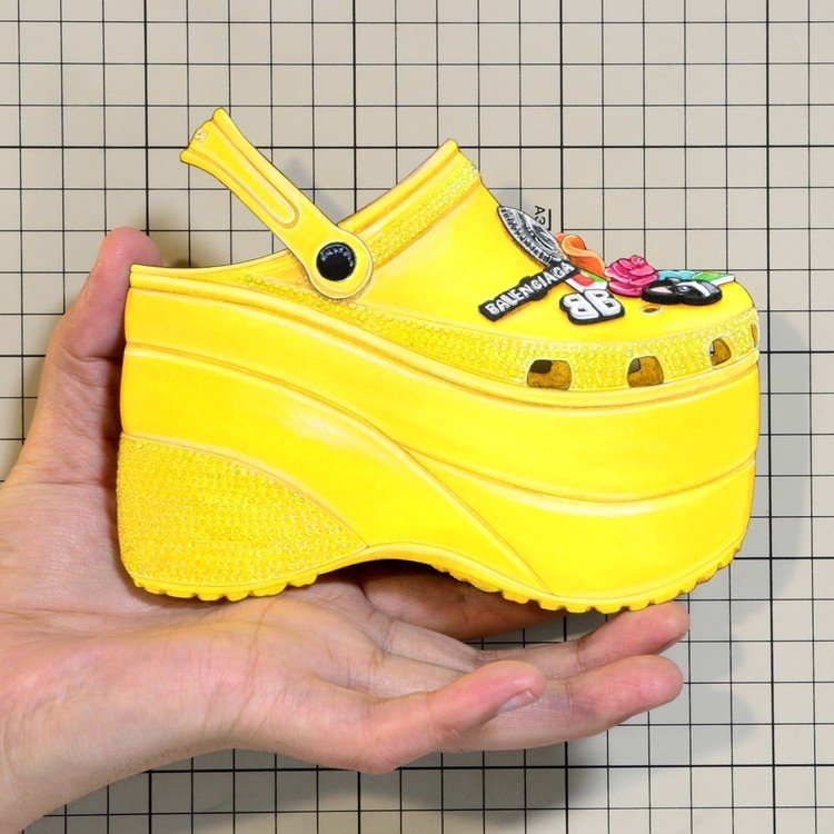 Shoes：00897 “BALENCIAGA” Platform Crocs Sandal（SS2018）
