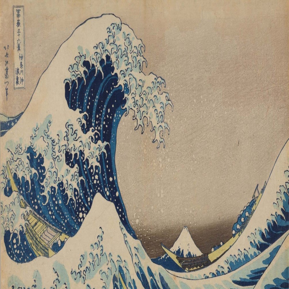 北斎の波の絵はどこから富士山を眺めているの？という話｜太田記念美術館 