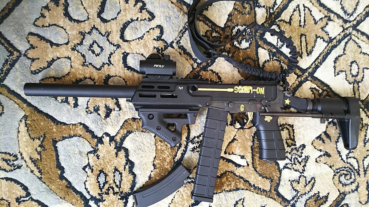 マルイ スコーピオン MOD.M レビュー(外装カスタム済) エアガン  