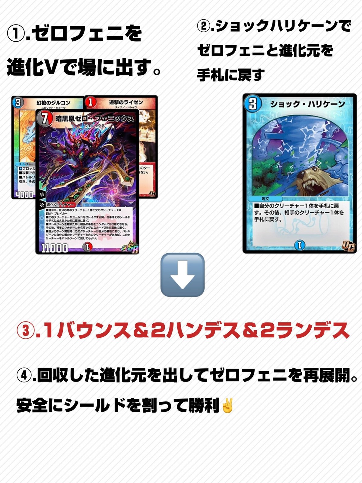無料】完全オリジナルの超鬼畜デッキ「ゼロフェニハリケーン