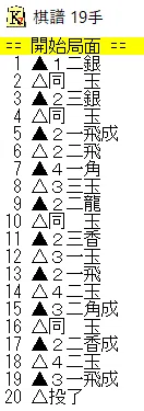 ３・２２　１９手　詰め手順