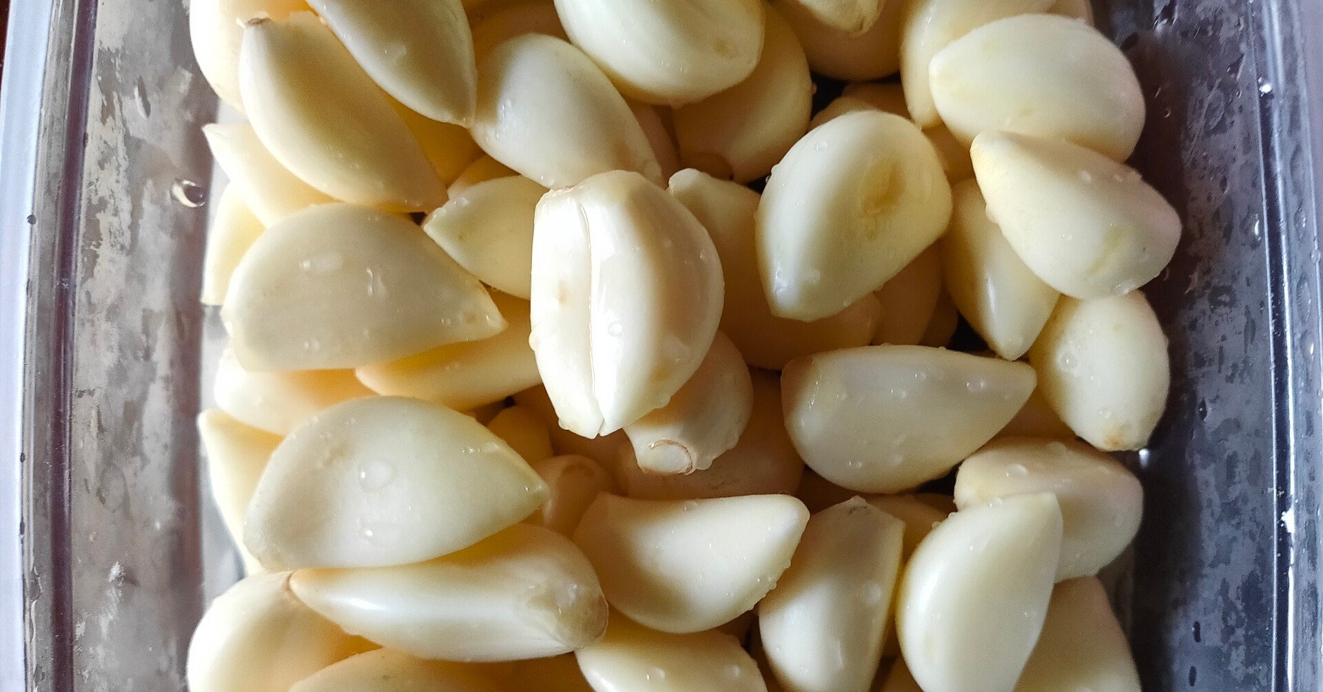 スイカの収穫とにんにくの皮むき 菜園主 Note