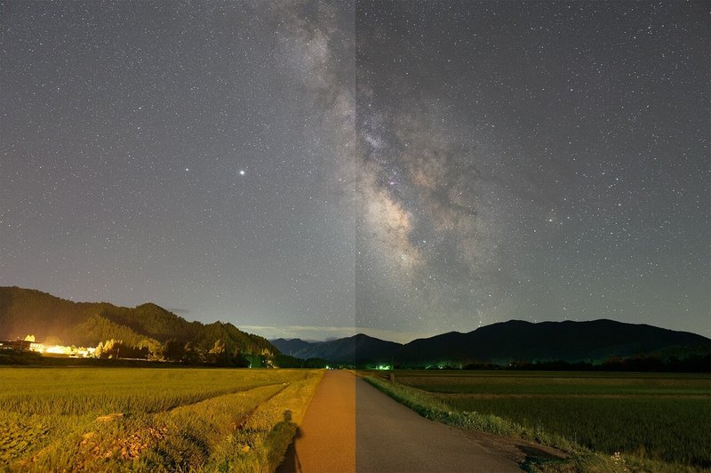 はじめての星景撮影と1枚撮りでのレタッチ Takosuke9998 Note