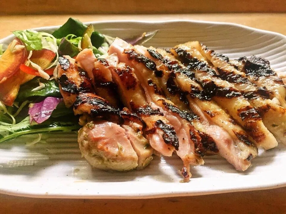 塩麹鶏のバジルソテー