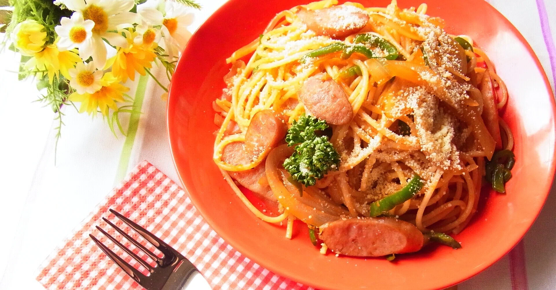 おうちナポリタン》が圧倒的においしくなるスパイス使い｜庭乃 桃