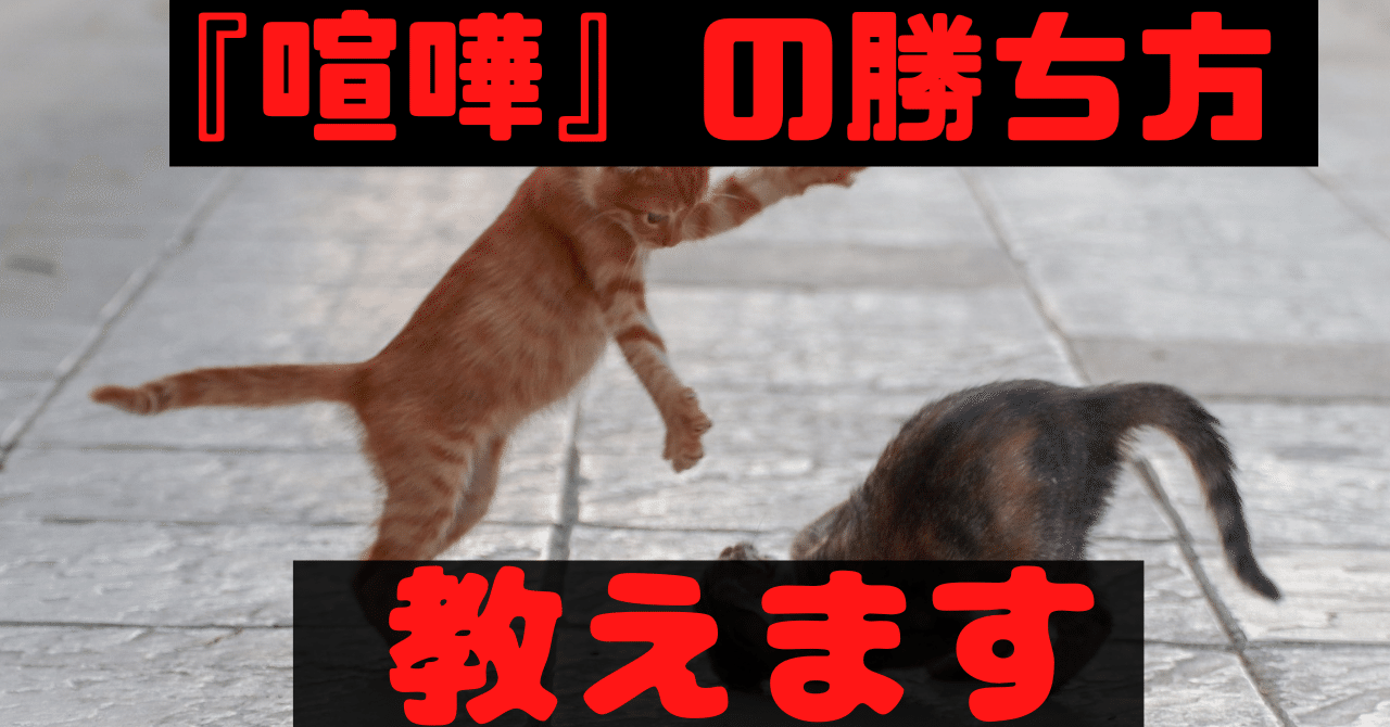 喧嘩とは 真面目に喧嘩で相手を倒す方法を考えてみた 全ては筆者の空想です ツジヒデ Note