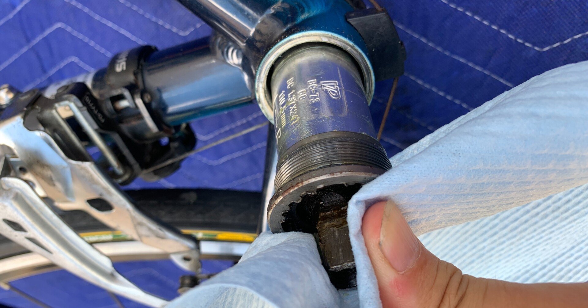 クロスバイクのボトムブラケット（BB）を交換する｜たつさん