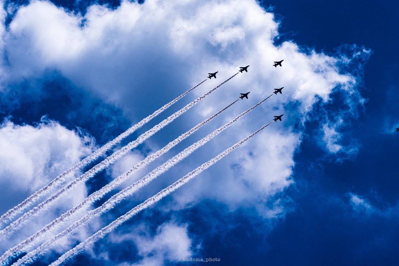 ブルーインパルスを撮った日 かどま フォトグラファー 写真家 Note