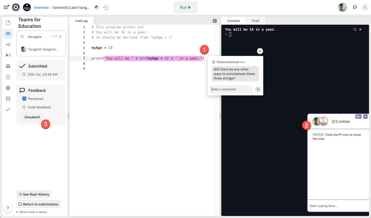 【Replit: Teams for Education】さぁ、プログラミング学習の新次元へ｜Sangmin Ahn