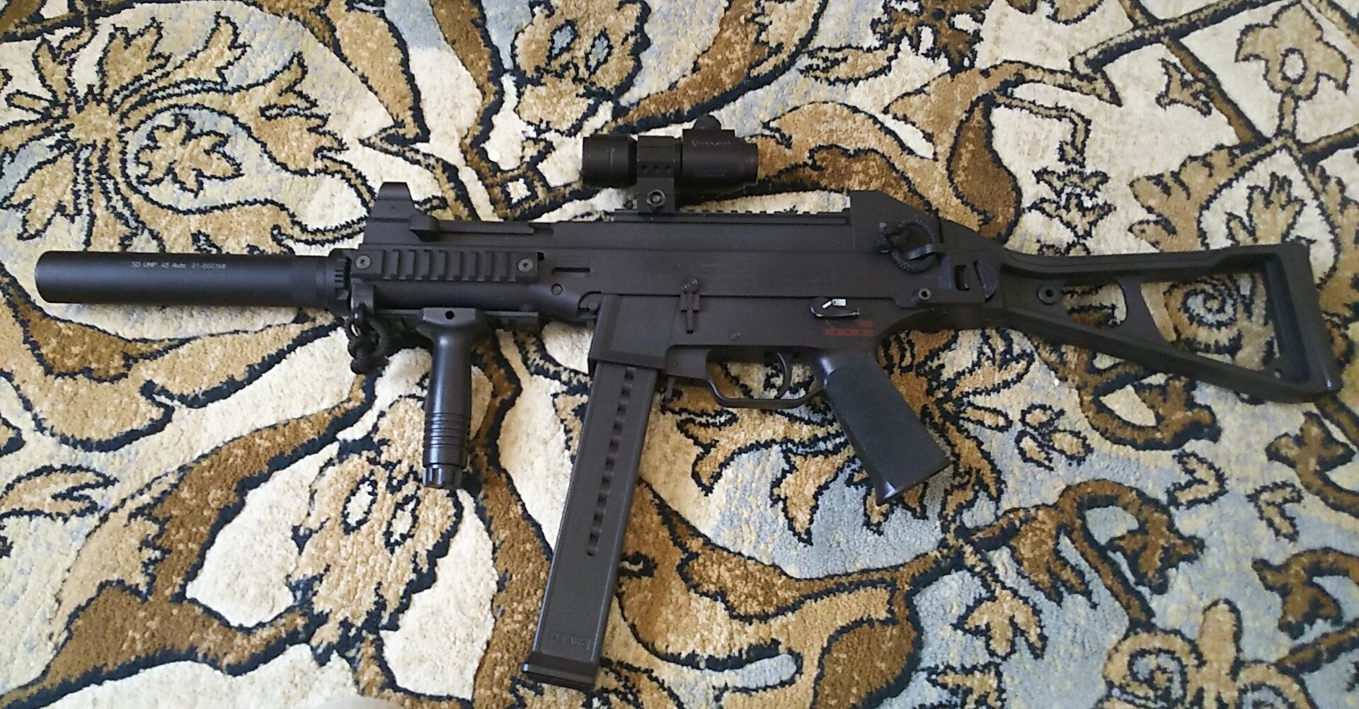 東京マルイ　特価品　s&t　UMP45電動ガン モケイパドックUBカスタム稼働品 S＆T UMP45 電子トリガーG3搭載 電動ガン | S&T・CYMA・A&K