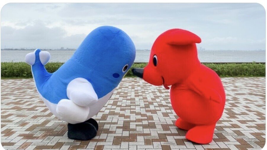 御礼136 うなりくんとチーバくん｜日暮えむ