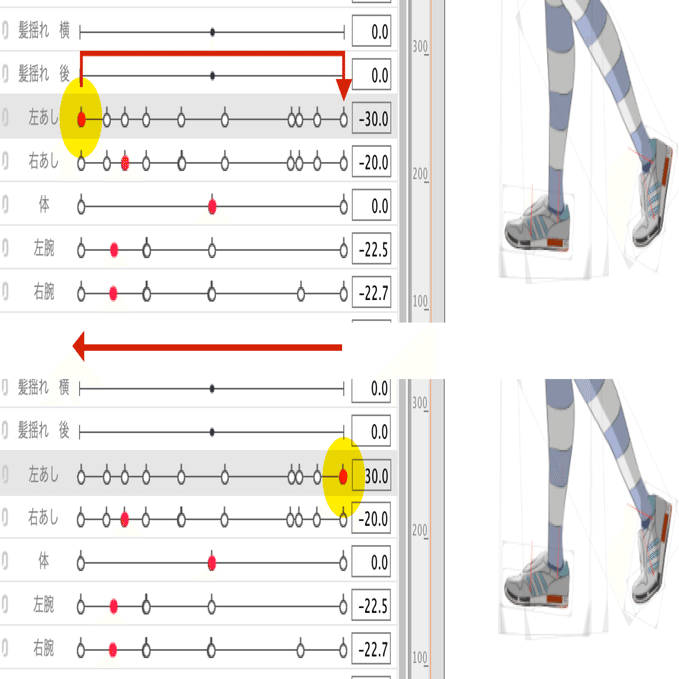 Live2d キャラクターを歩かせてみる ヱノプルギスの夜 こころ動かす者 Note