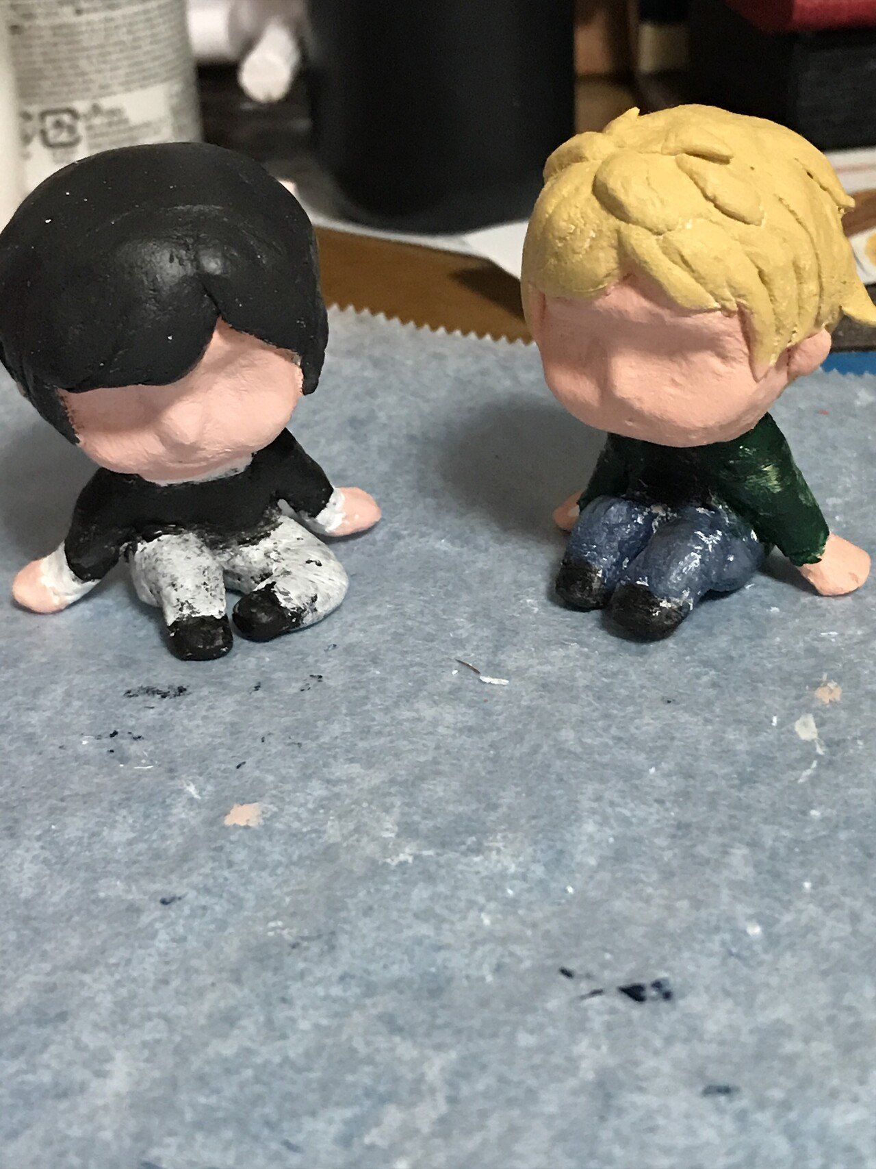今ならほぼ即納！ 石粉粘土でうちの子の手乗りフィギュア作った話｜紫呉（ｼｸﾞﾚ） その他