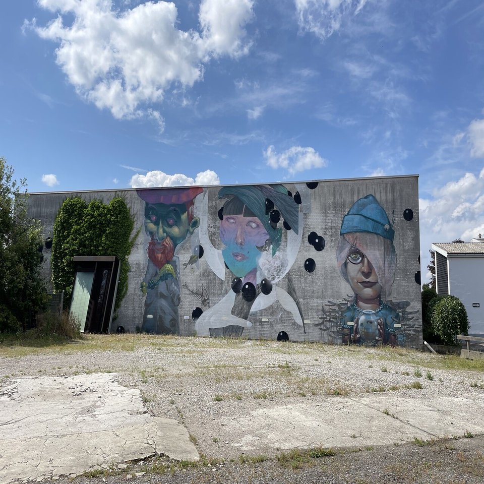 ストリートアート探索walking In オーフス ひぐち 北欧デンマーク Note