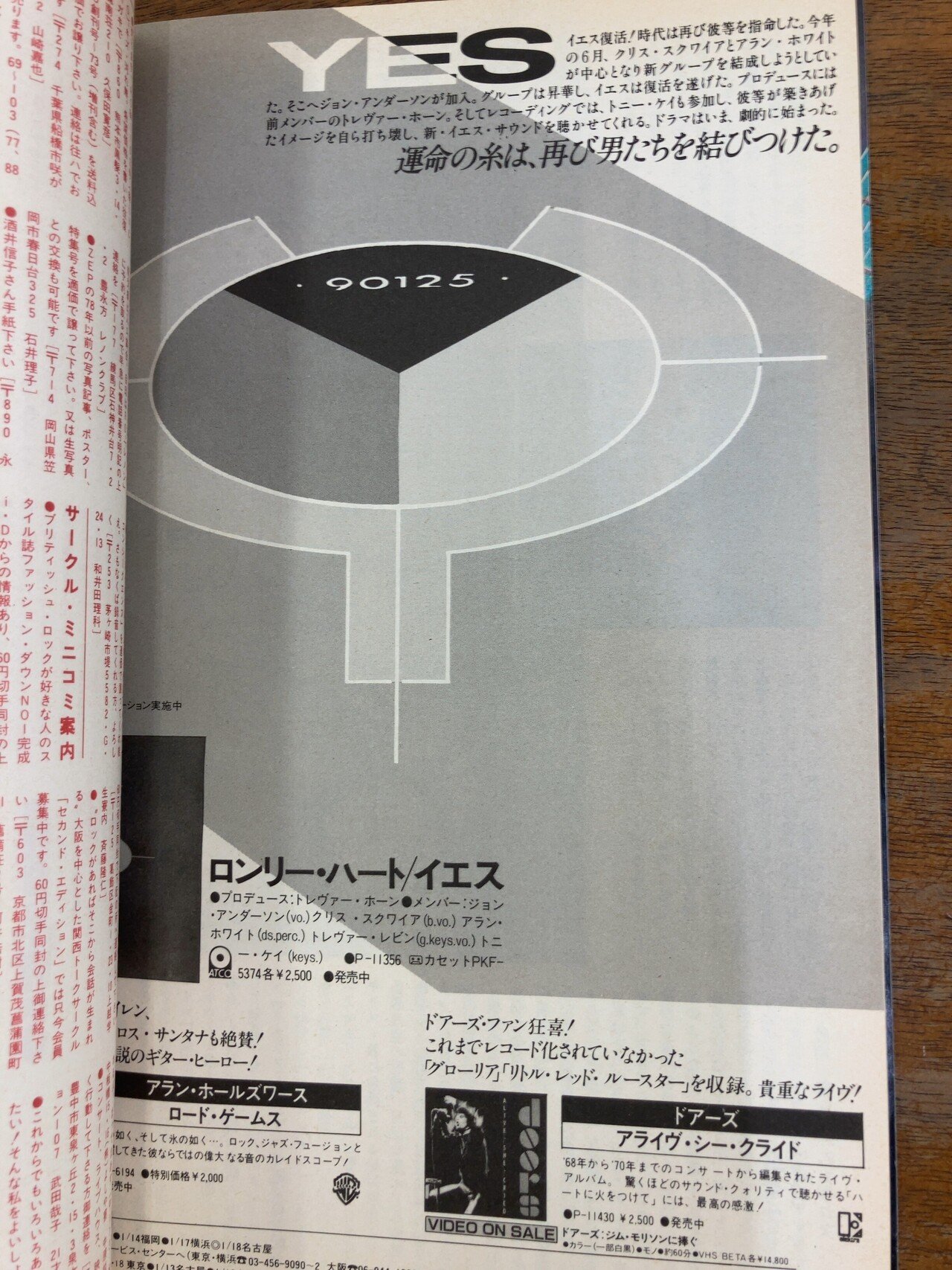 1984年1月のrockin'on｜マサ | 洋楽情報
