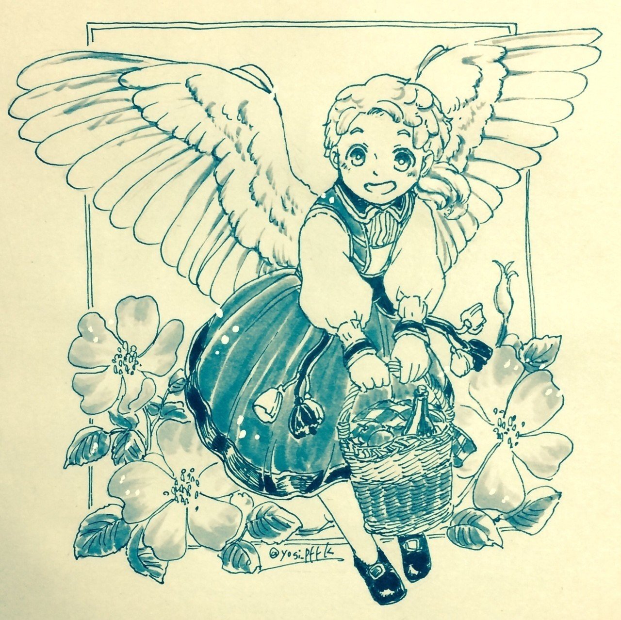 Twitterのフォロワーさんを有翼人化する 北雪恵子 よし Note