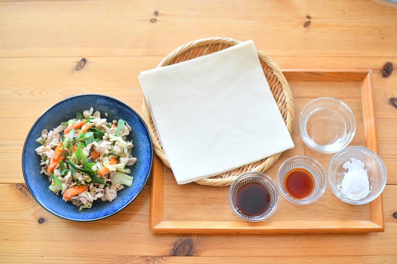 揚げないパリパリ春巻き 残り物野菜炒めで 旅する料理家 人生のレシピを作る なぎさ なおこ Note