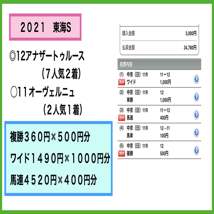 馬券検証】ジャングルポケット斉藤の負けは偶然か必然か｜複勝1点勝負
