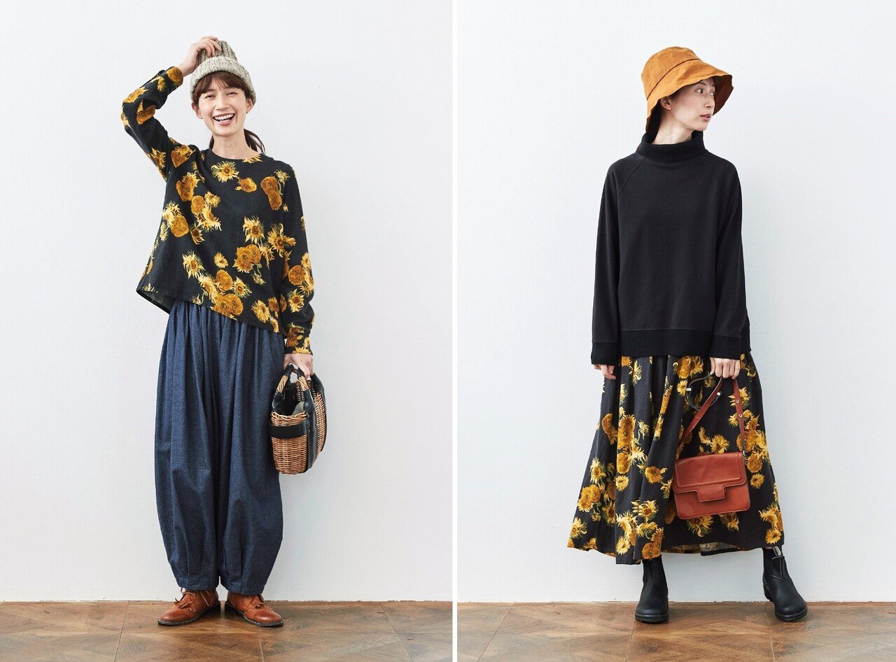 暮らしにアートを 世界の名画をモチーフにしたファッション Sunny Clouds 21 Autumn Collection フェリシモミュージアム部 Note