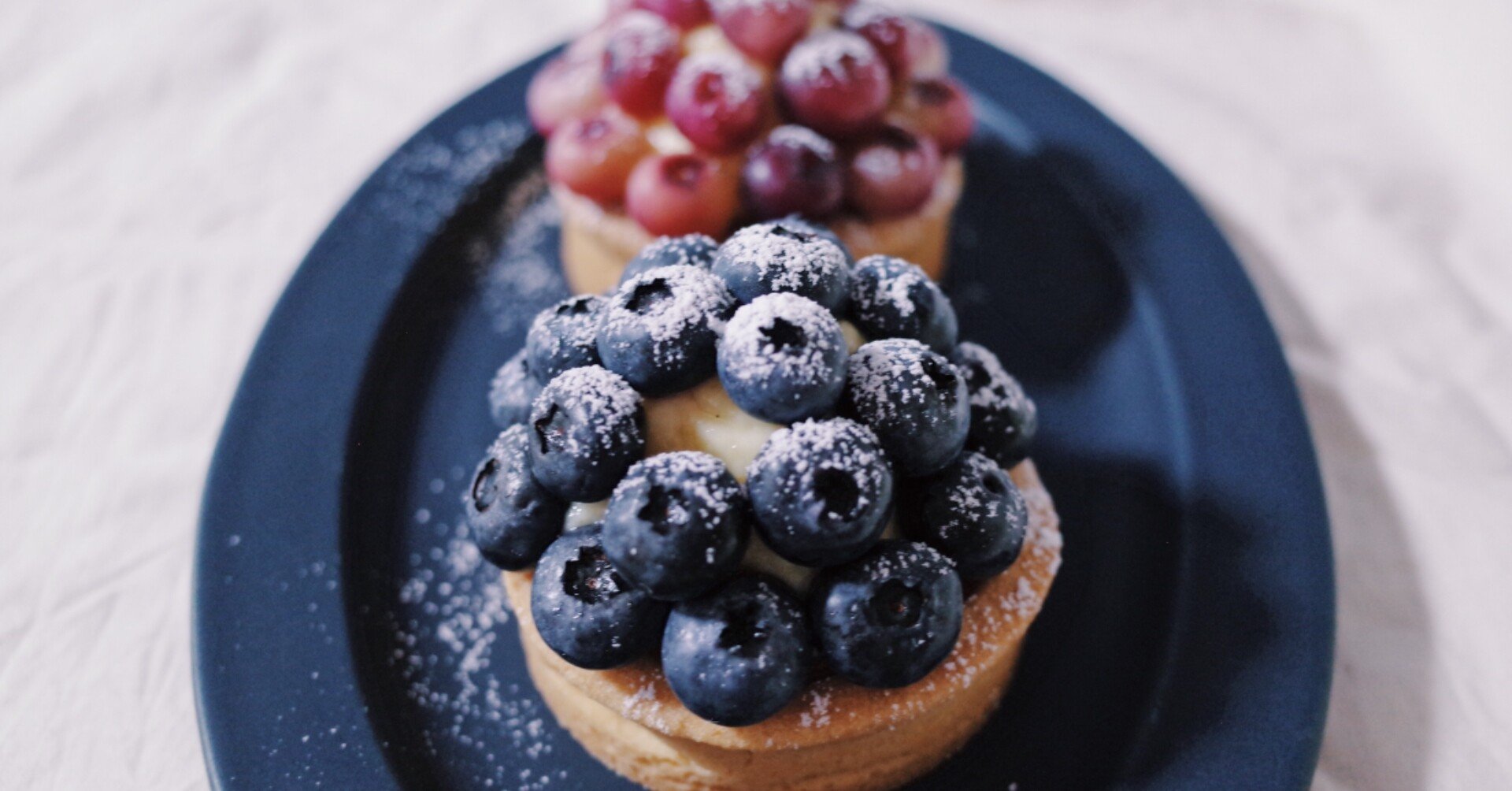 マンゴーとブルーベリーのタンゴタルト